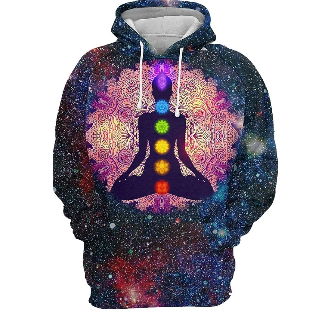 Personalized Yoga Power - 3D Printed Pullover Hoodie