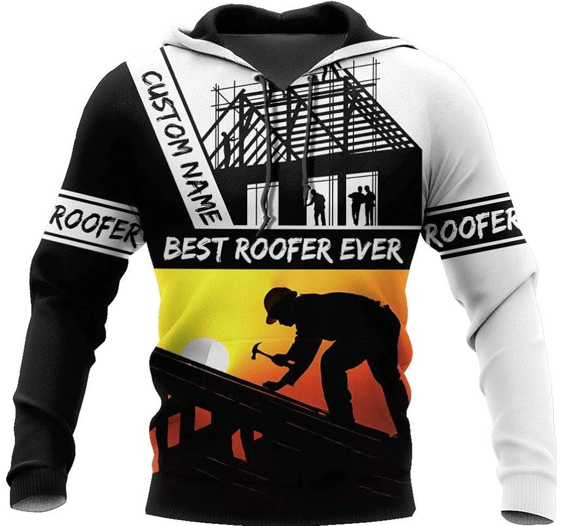 Personalized Custom Name Roofers T - 3D Printed Pullover Hoodie