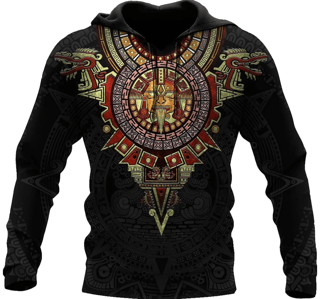 Personalized Aztec Mexico All Over - 3D Printed Pullover Hoodie