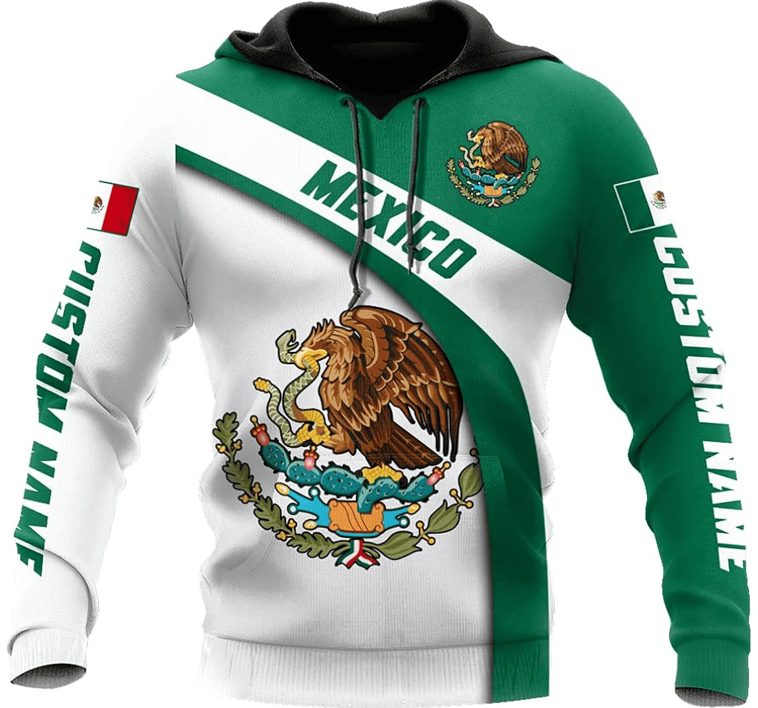 Personalized Persionalized Mexico - 3D Printed Pullover Hoodie