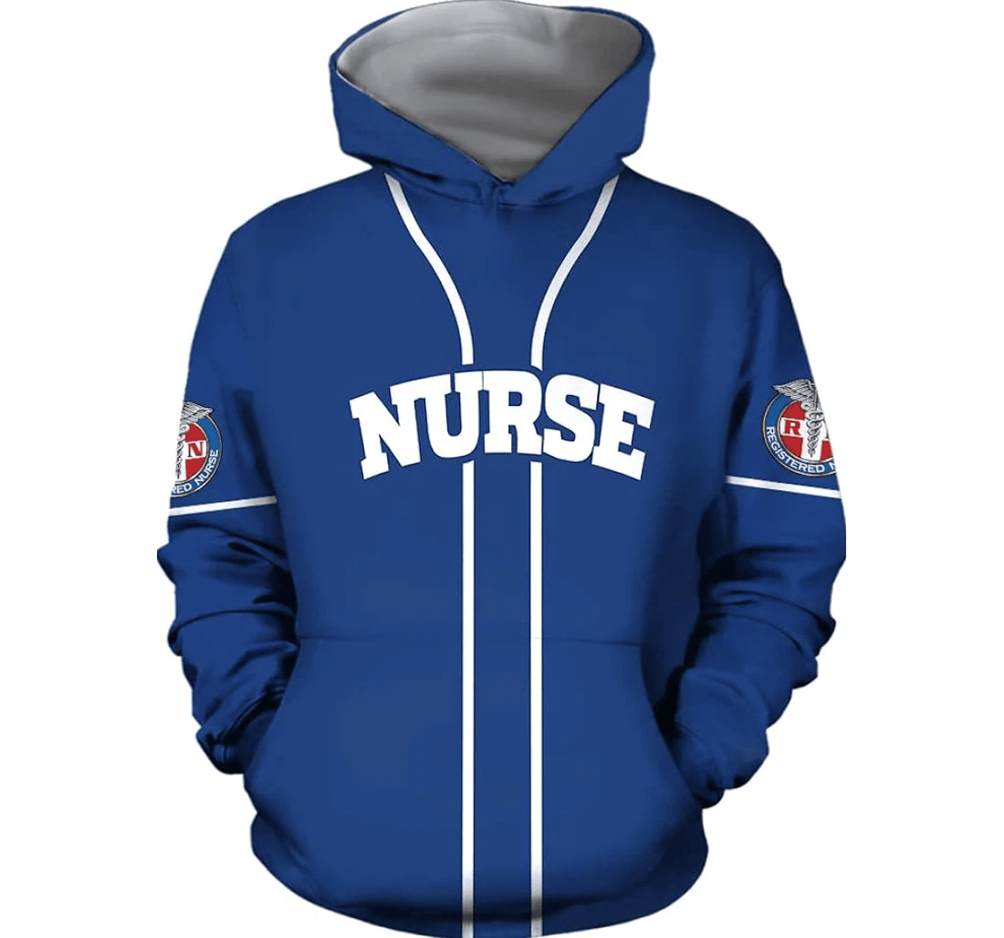 Personalized Nurse Customize Up Hddt - 3D Printed Pullover Hoodie