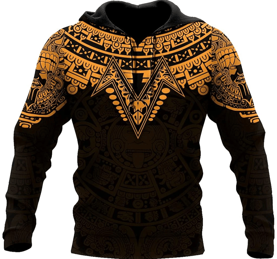 Personalized Aztec Mexico - 3D Printed Pullover Hoodie