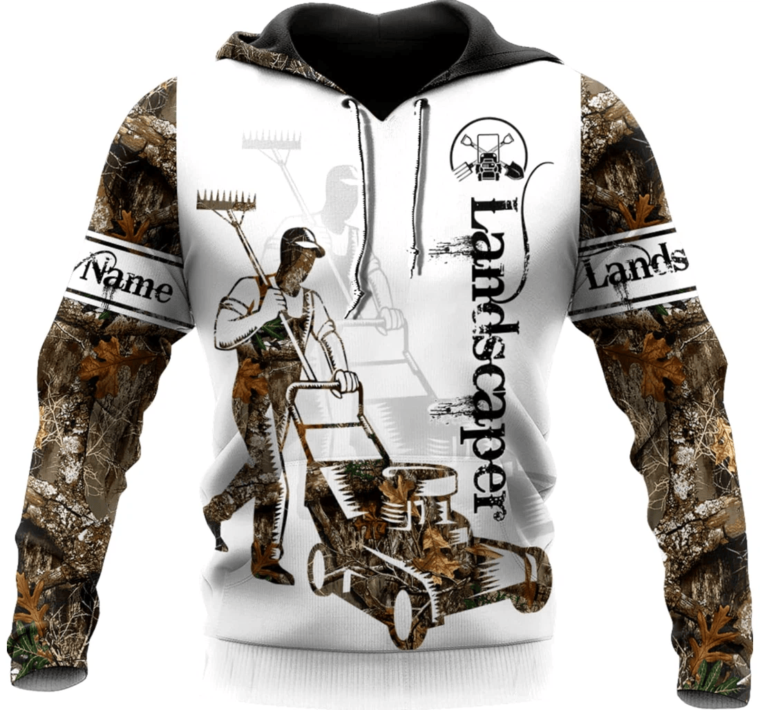 Personalized Landscaper Birthday Series - 3D Printed Pullover Hoodie