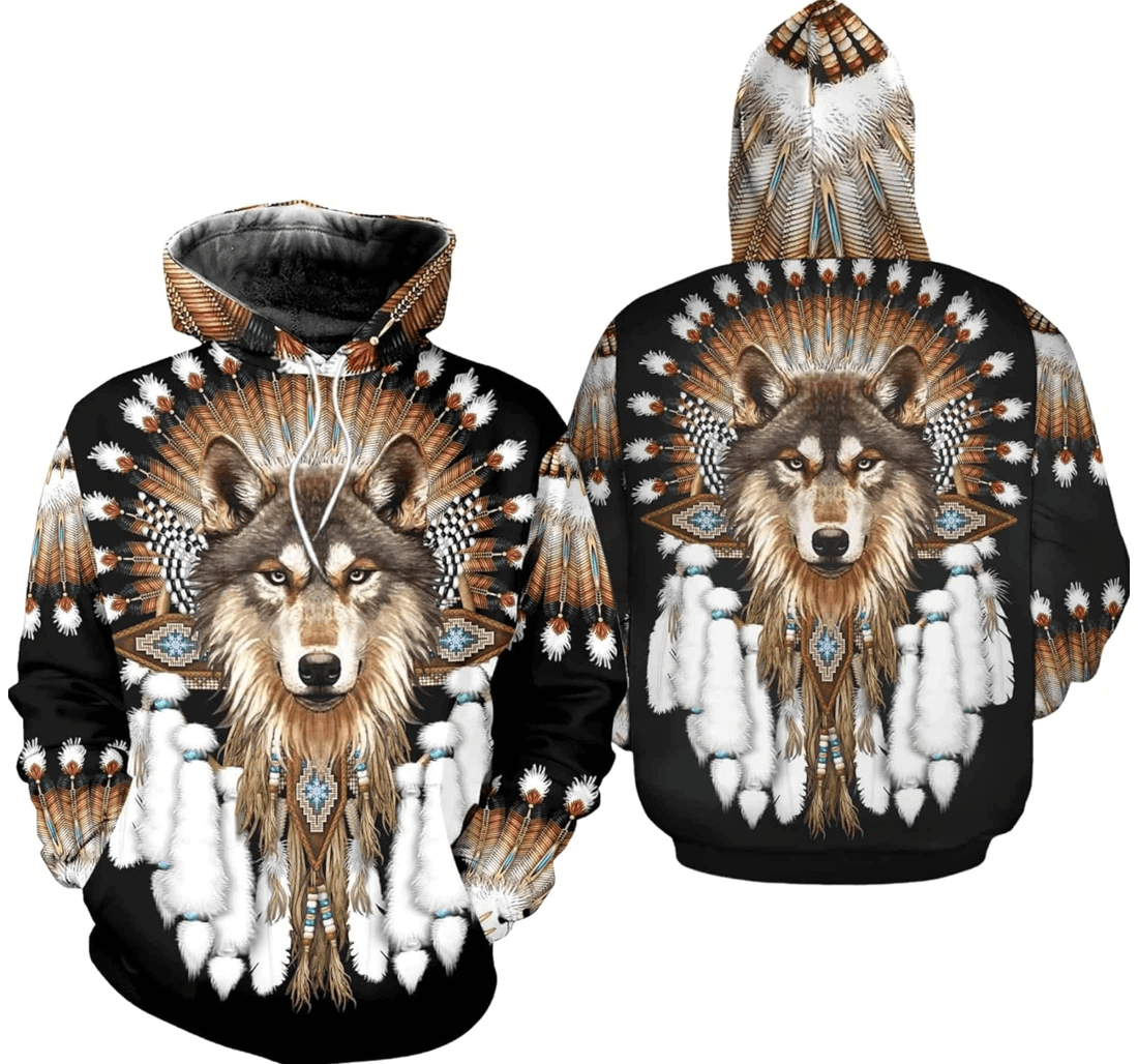 Personalized Native American Birthday Native - 3D Printed Pullover Hoodie