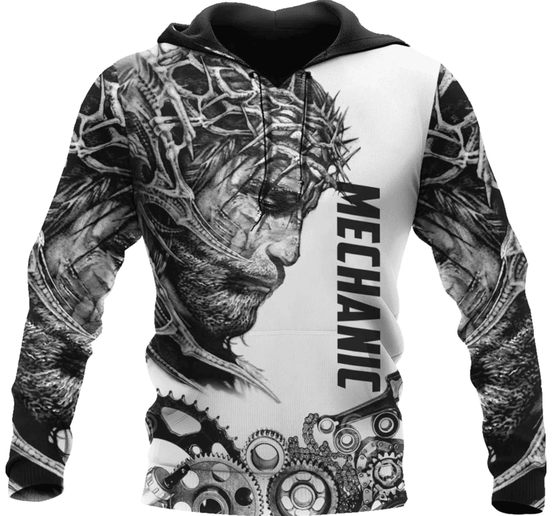 Personalized Mechanic Birthday Series - 3D Printed Pullover Hoodie