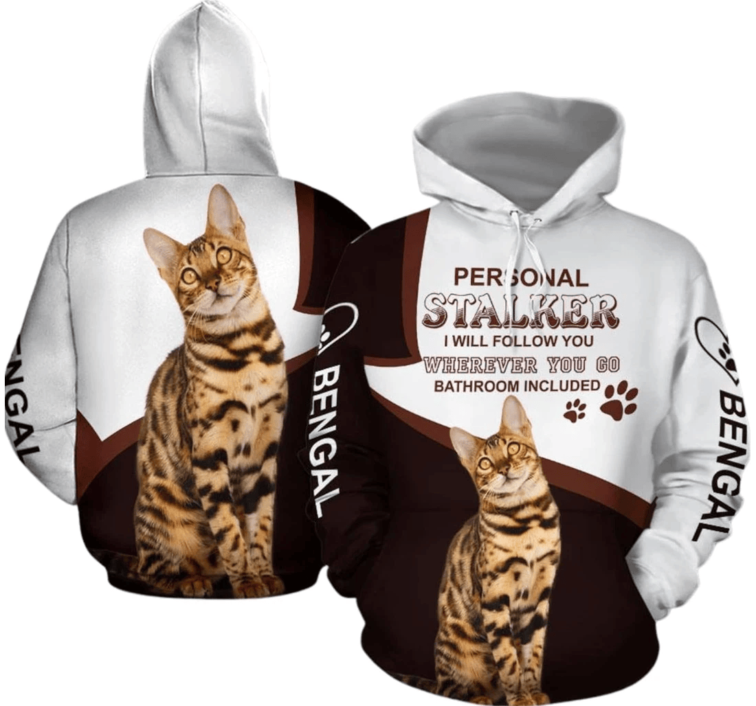 Personalized Awesome Pets Birthday Pet Lovers - 3D Printed Pullover Hoodie