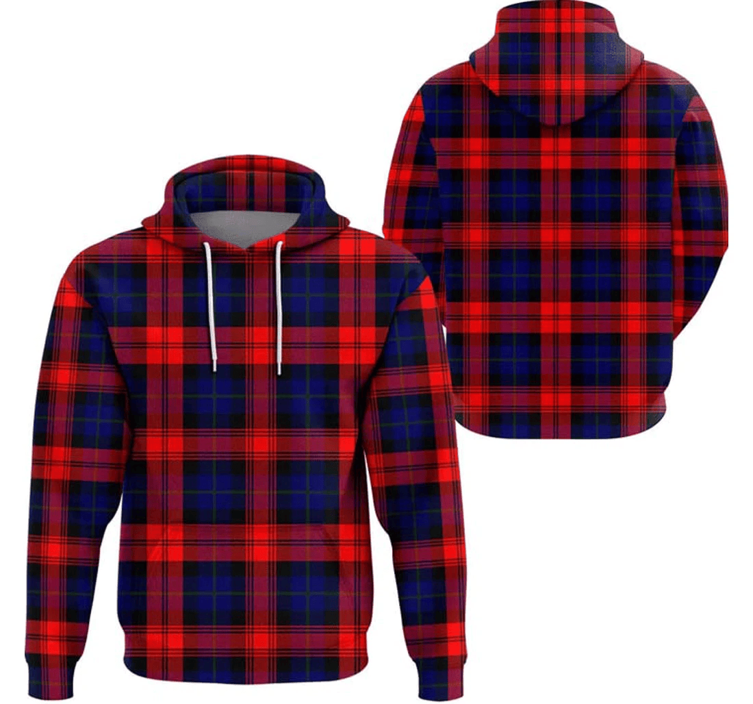 Personalized Red Plaid Tartan Plaid To - 3D Printed Pullover Hoodie