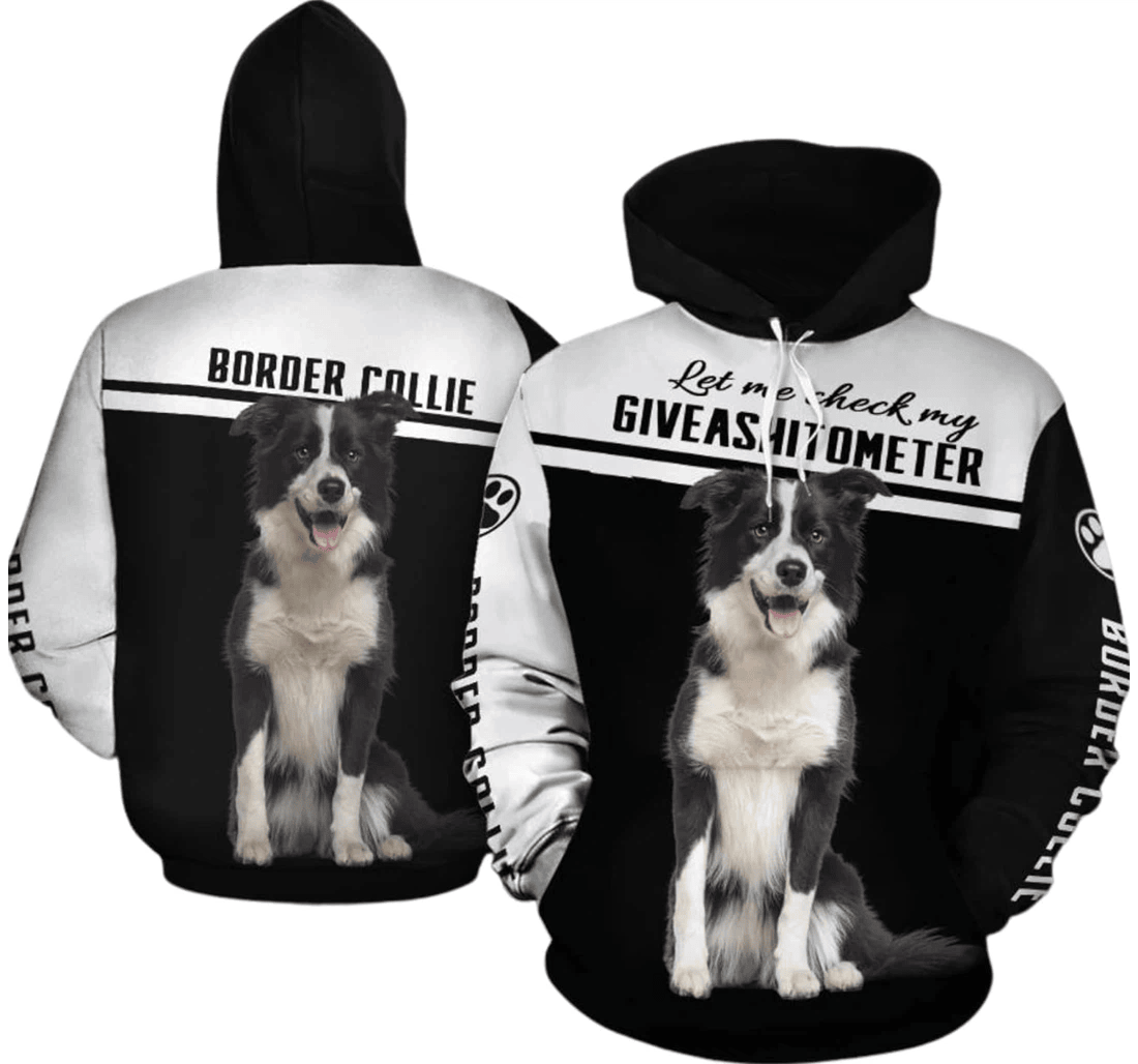 Personalized Border Collie Birthday Pets - 3D Printed Pullover Hoodie