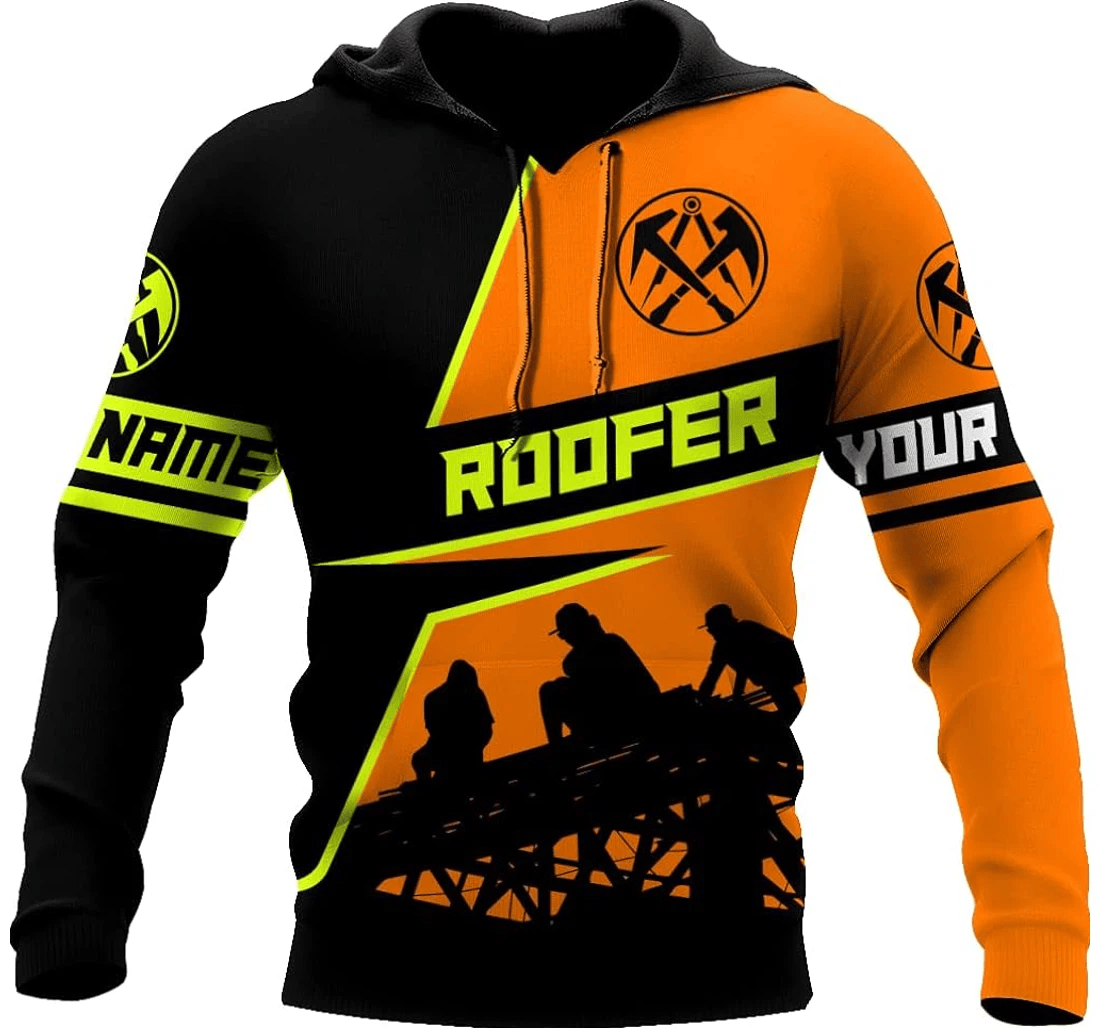 Personalized Roofer Birthday Series - 3D Printed Pullover Hoodie