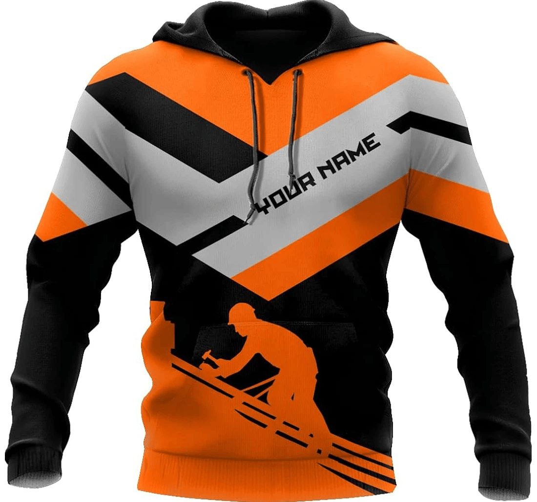 Personalized Roofer Birthday Series - 3D Printed Pullover Hoodie