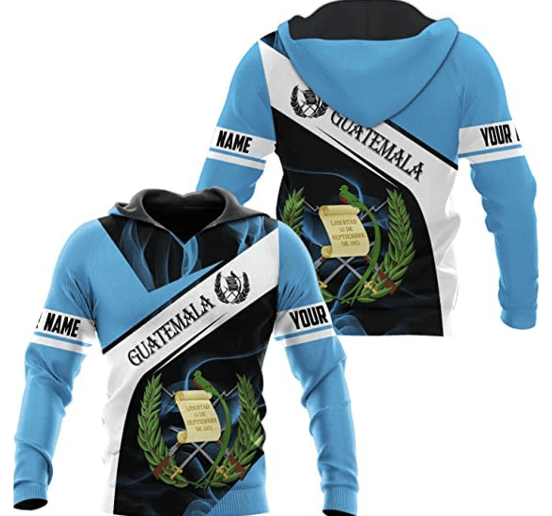 Personalized Name Guatemala Guatemala Guatemalan Pride - 3D Printed Pullover Hoodie