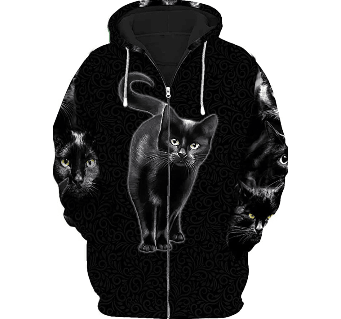 Personalized Cute Cats Lover Collection - 3D Printed Pullover Hoodie