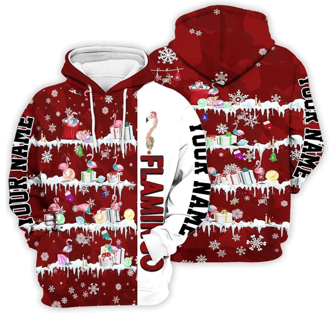 Personalized Chirstmas Animals Birthday - 3D Printed Pullover Hoodie