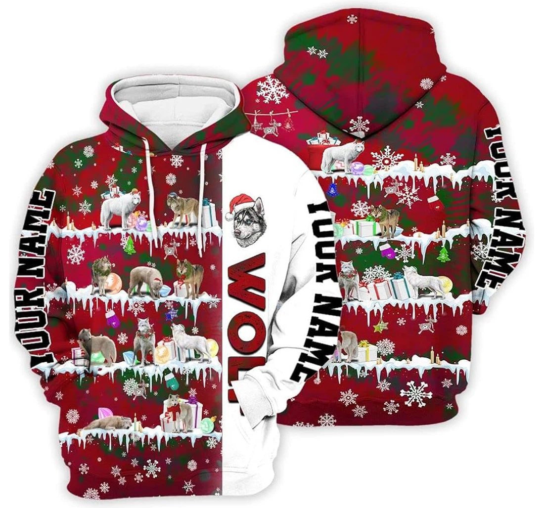 Personalized Chirstmas Animals Birthday - 3D Printed Pullover Hoodie