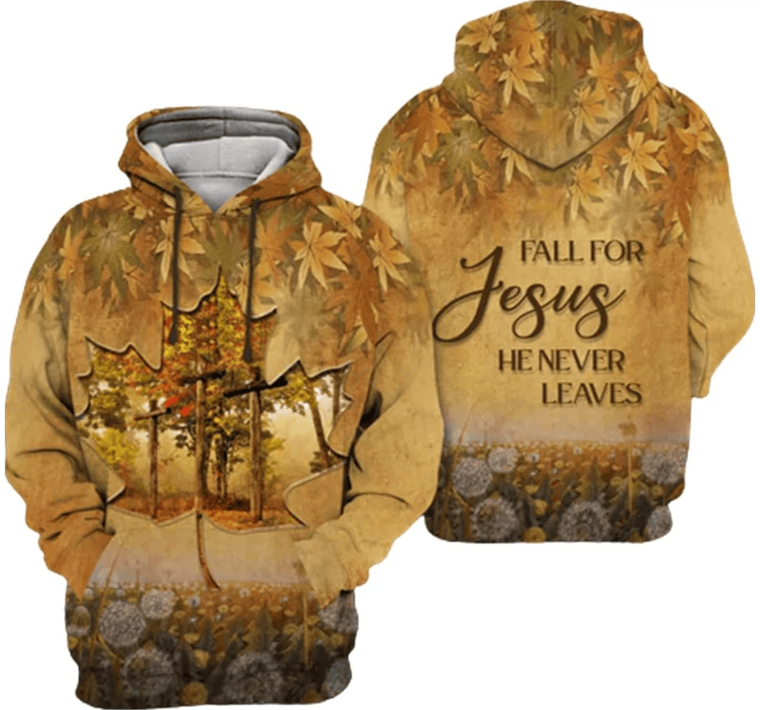 Personalized Fall Jesus Essentials Jesus Lovers - 3D Printed Pullover Hoodie