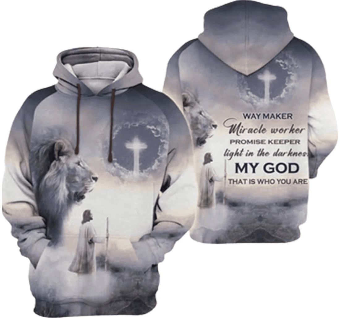 Personalized Jesus Lion Essentials Jesus Lovers - 3D Printed Pullover Hoodie