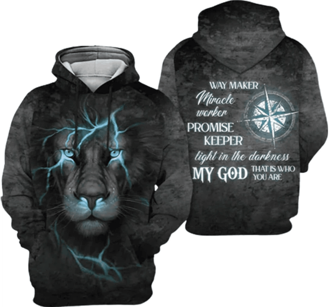 Personalized Lion Of God Essentials Jesus Lovers - 3D Printed Pullover Hoodie