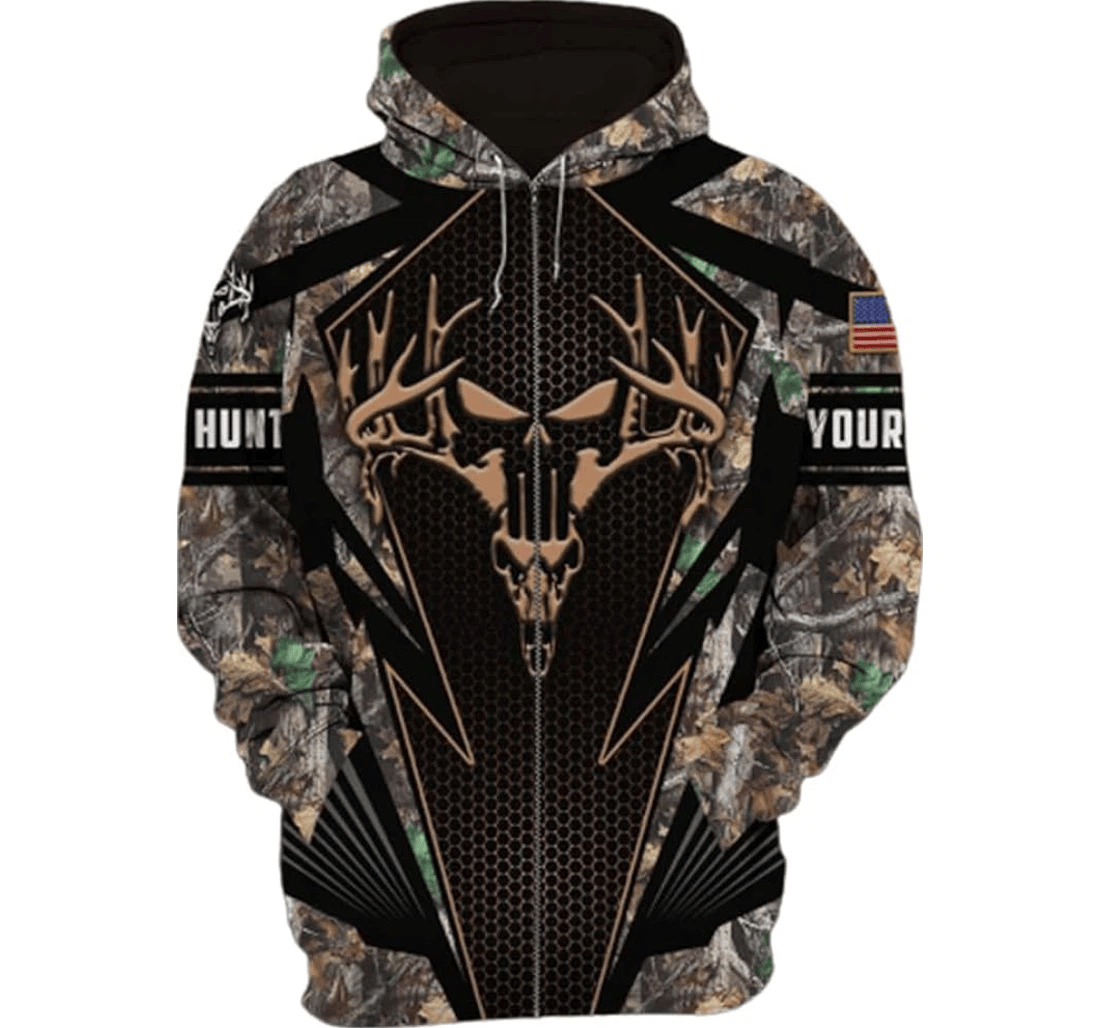 Personalized Premium Hunting Personalized - 3D Printed Pullover Hoodie