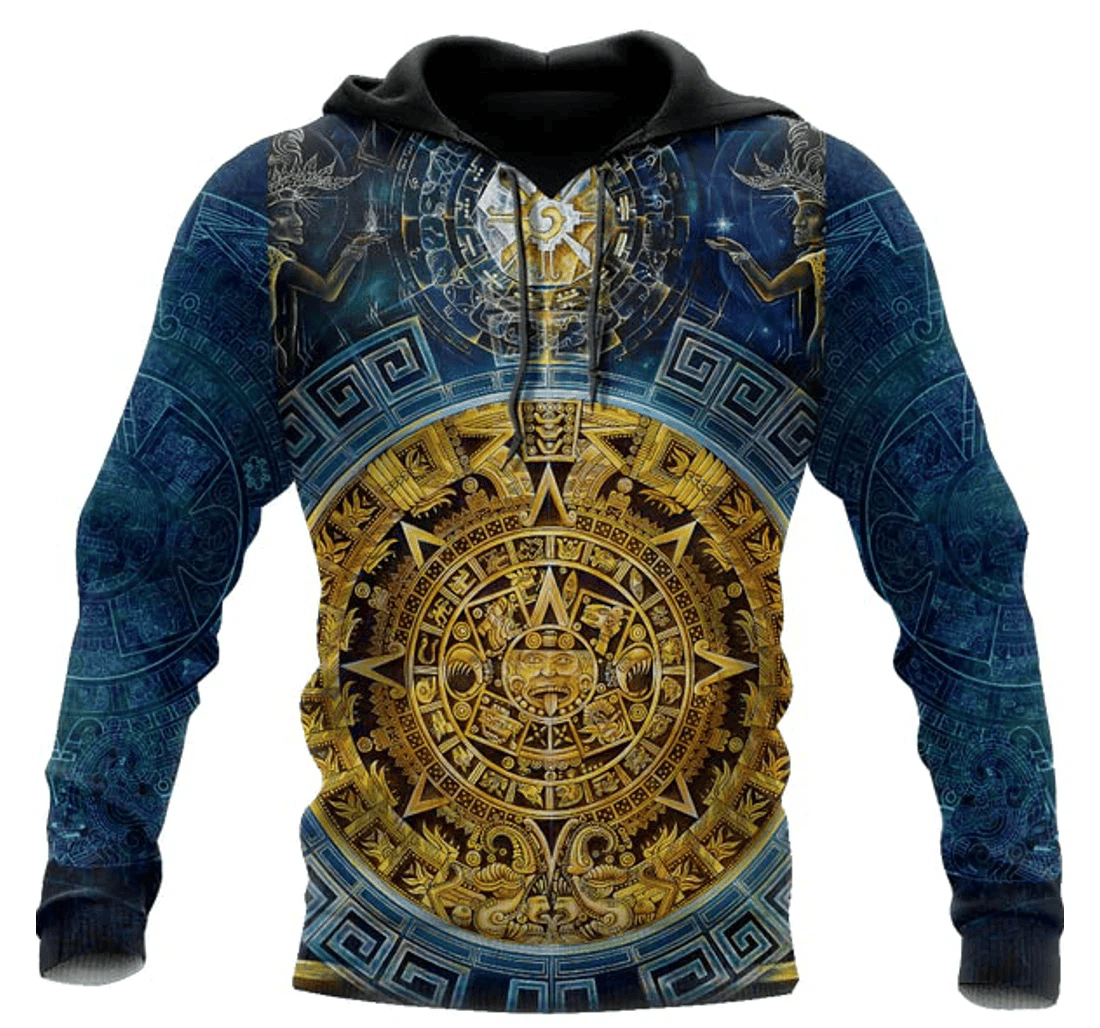 Personalized Aztec Warrior Mexican Mexico - 3D Printed Pullover Hoodie