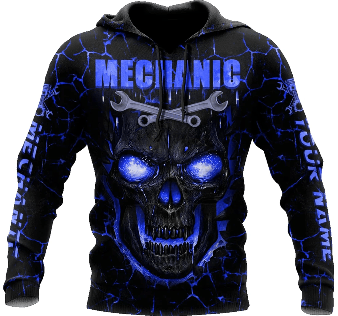 Personalized Mechanic Birthday Series - 3D Printed Pullover Hoodie