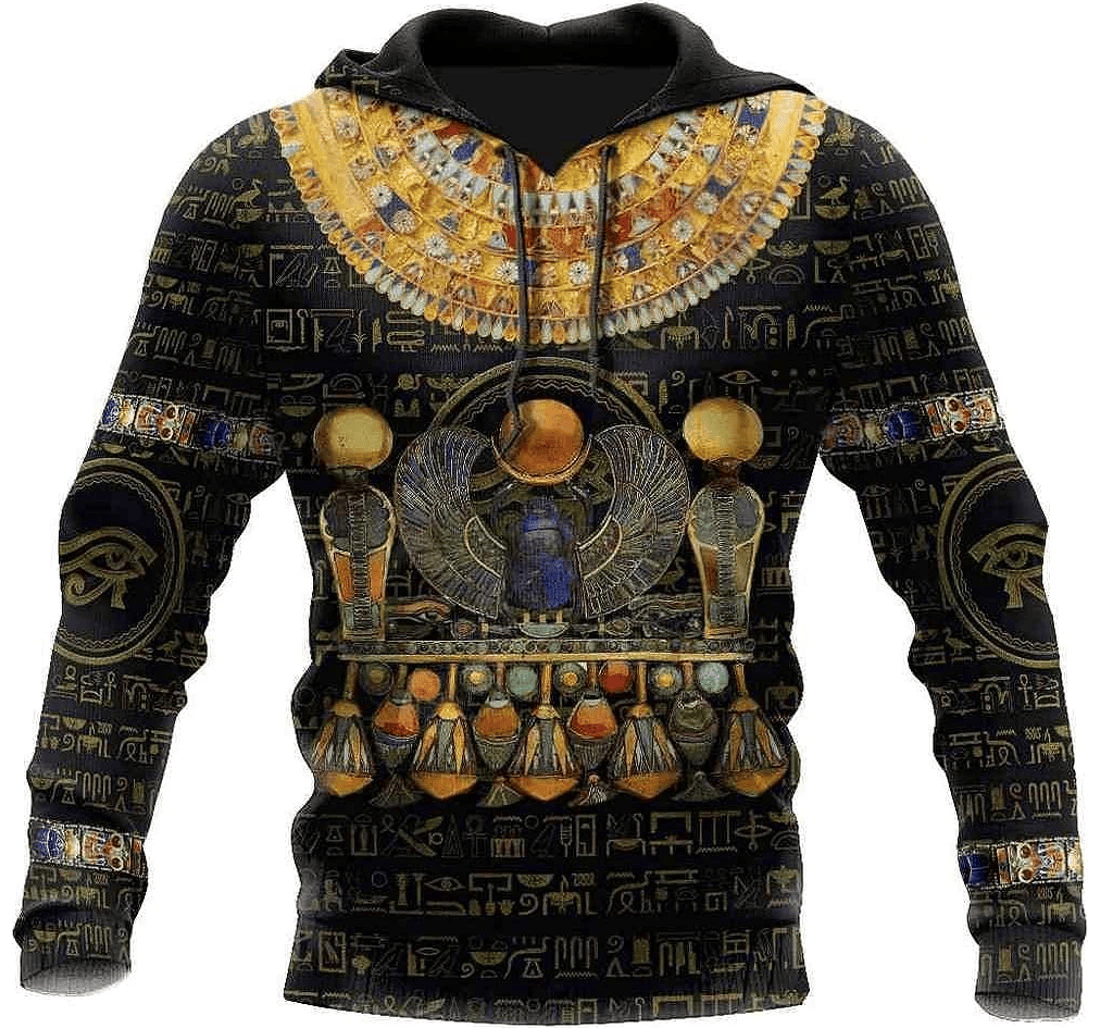 Personalized Egyptian Gods Ancient Khepri Father Day - 3D Printed Pullover Hoodie