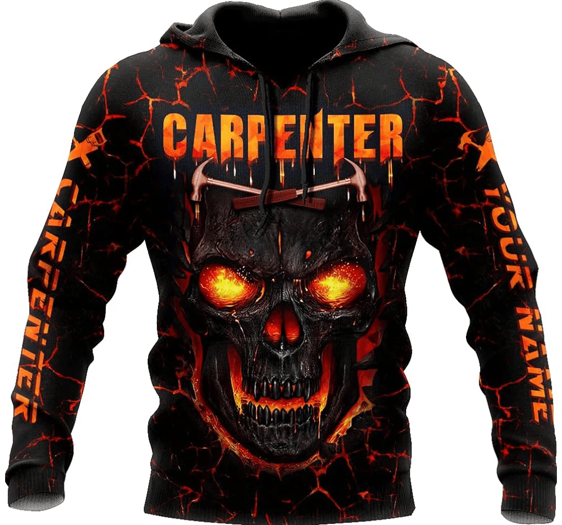 Personalized Carpenter Birthday Series - 3D Printed Pullover Hoodie