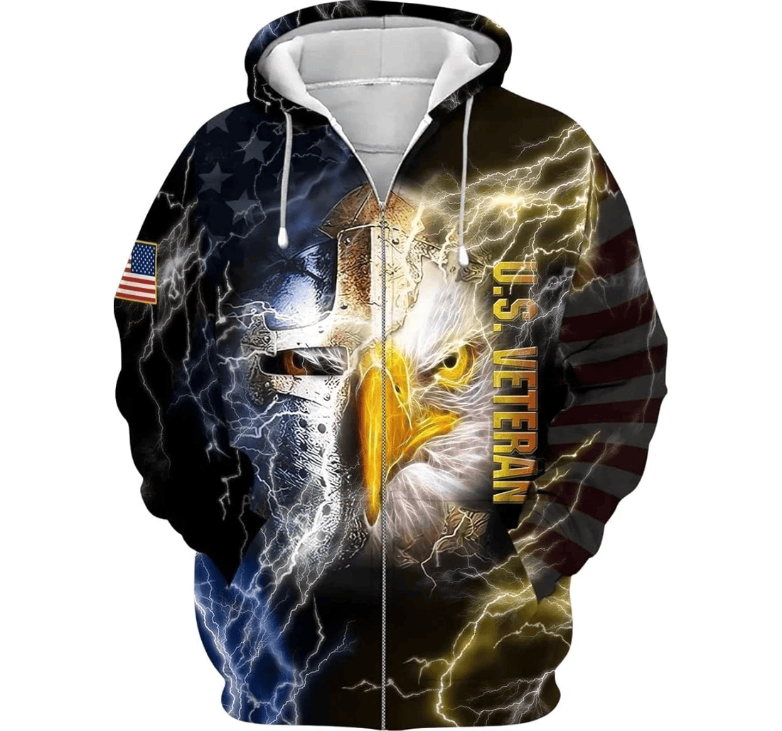 Personalized Unique U Veteran On Birthday Veteran Days Father Day - 3D Printed Pullover Hoodie