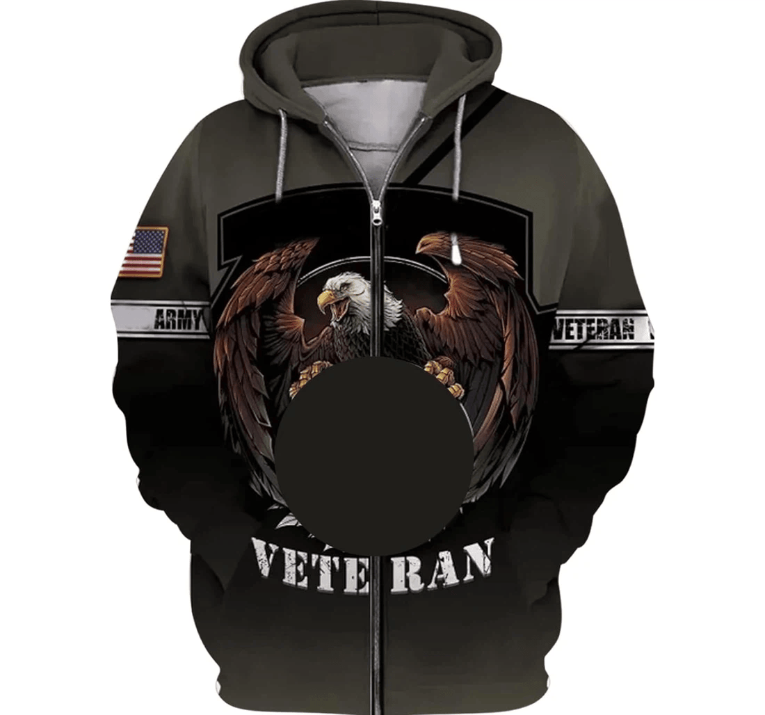 Personalized Premium Unique Veteran On Birthday Veteran Days Father Day - 3D Printed Pullover Hoodie