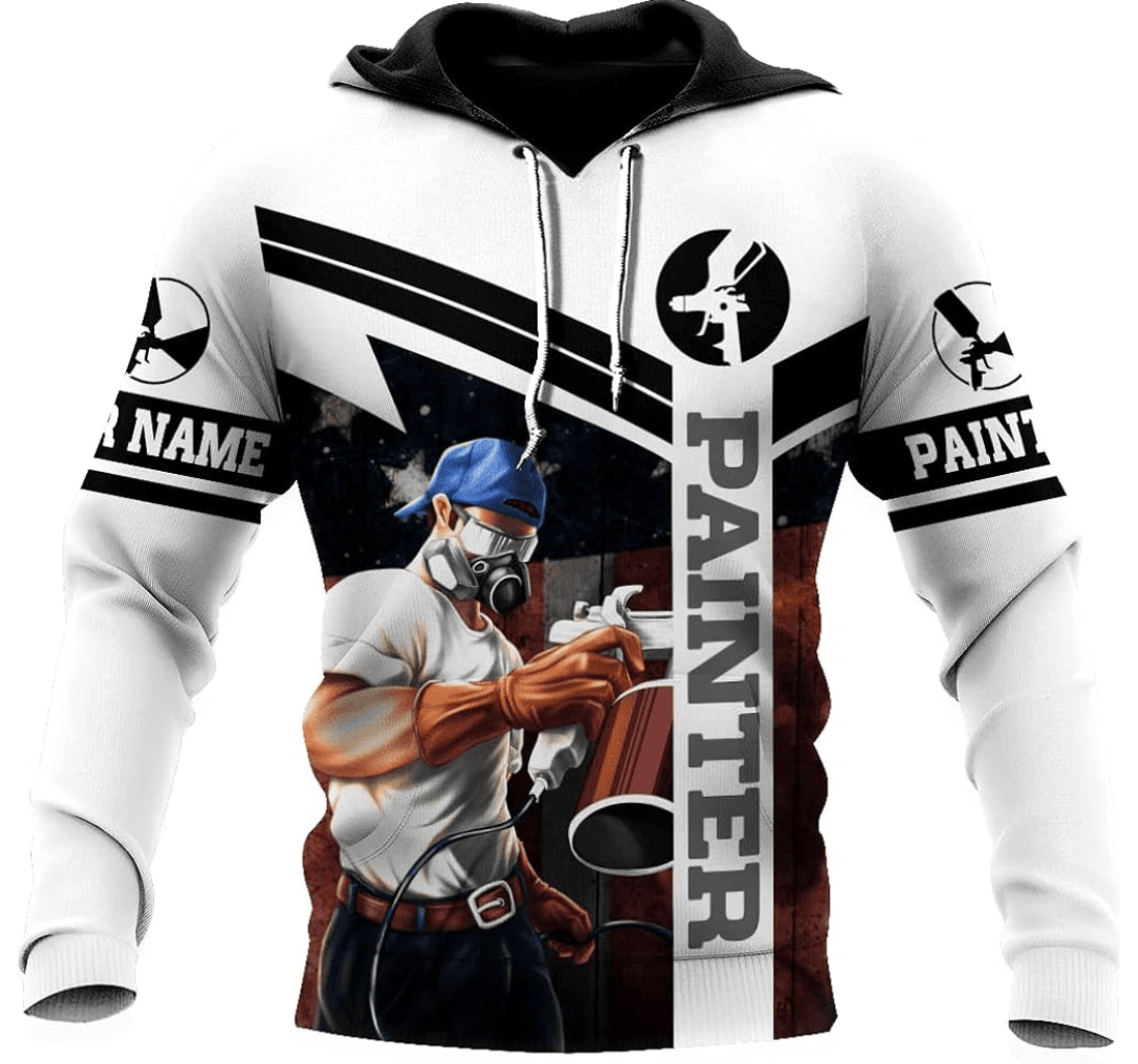 Personalized Painter Birthday Series - 3D Printed Pullover Hoodie