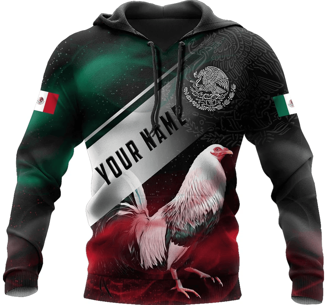 Personalized Name Rooster T - 3D Printed Pullover Hoodie