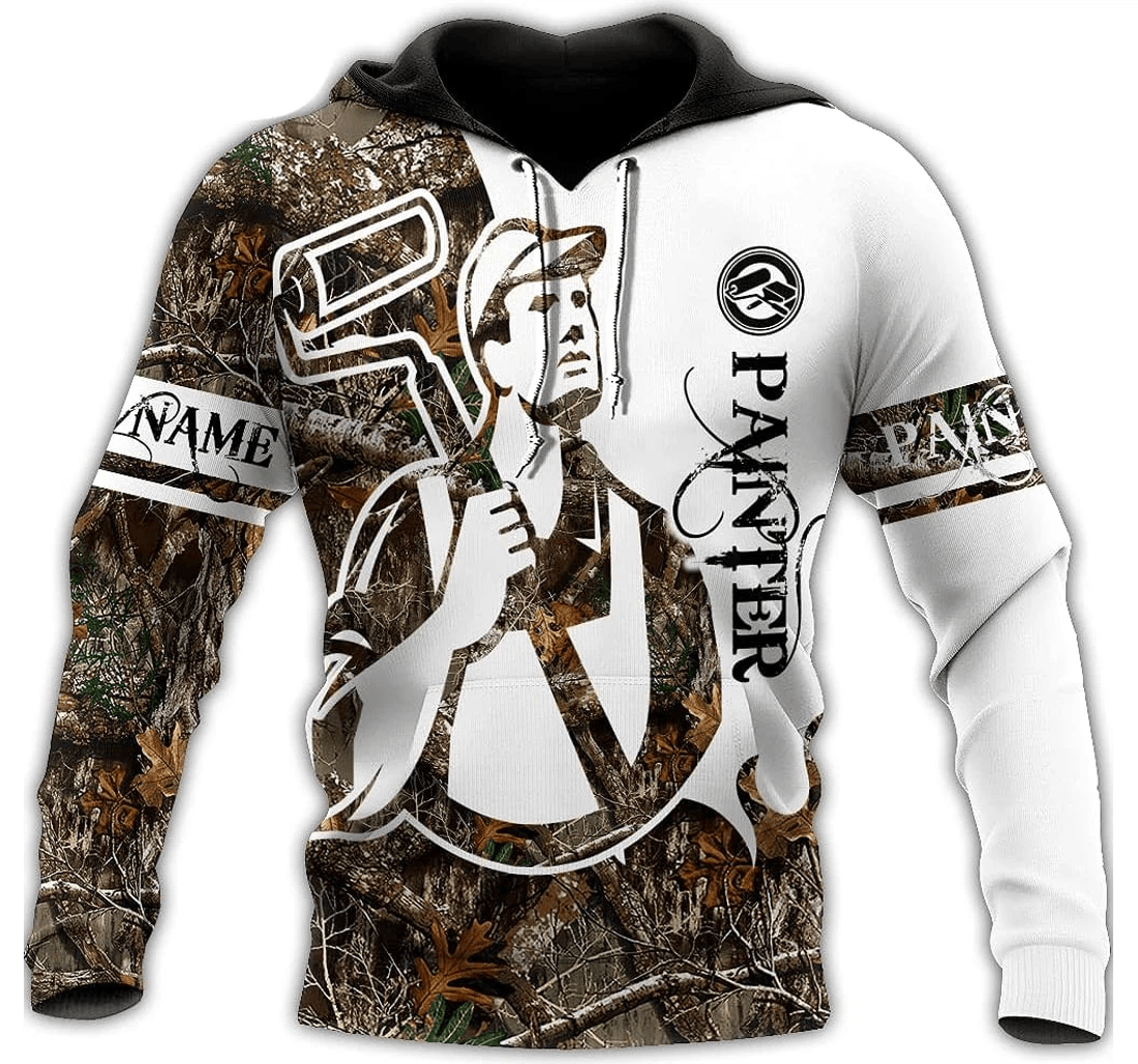 Personalized Painter Birthday Series - 3D Printed Pullover Hoodie