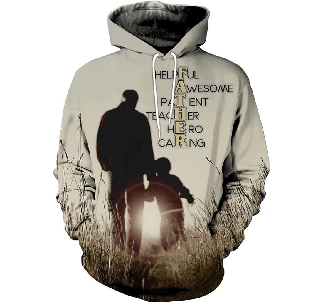 Personalized Father Father Day - 3D Printed Pullover Hoodie