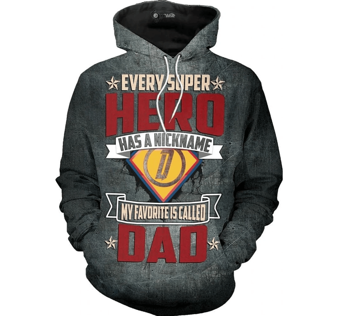 Personalized Called Dad Father Day - 3D Printed Pullover Hoodie