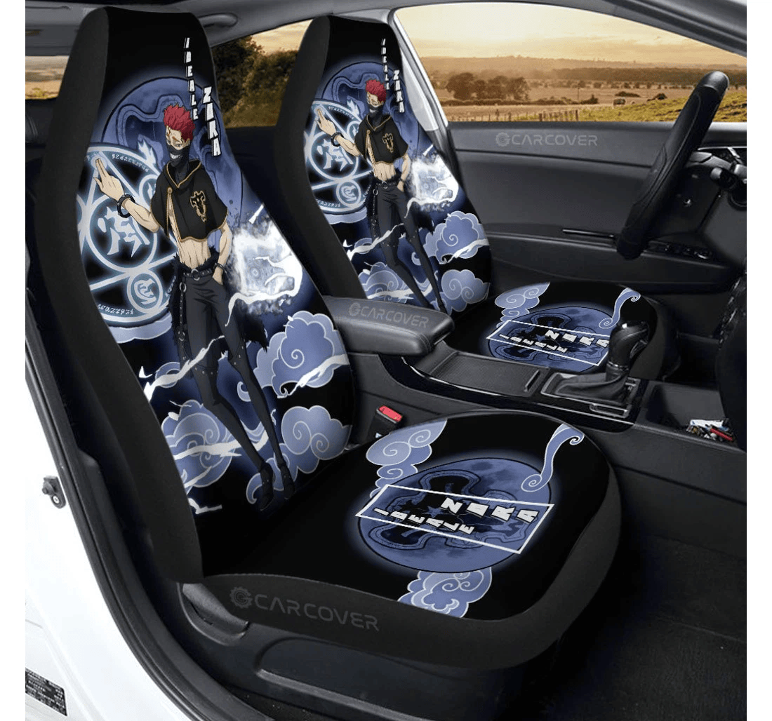 Personalized Ideale Zora Custom Anime Black Clover Universal Front Car Seat Cover