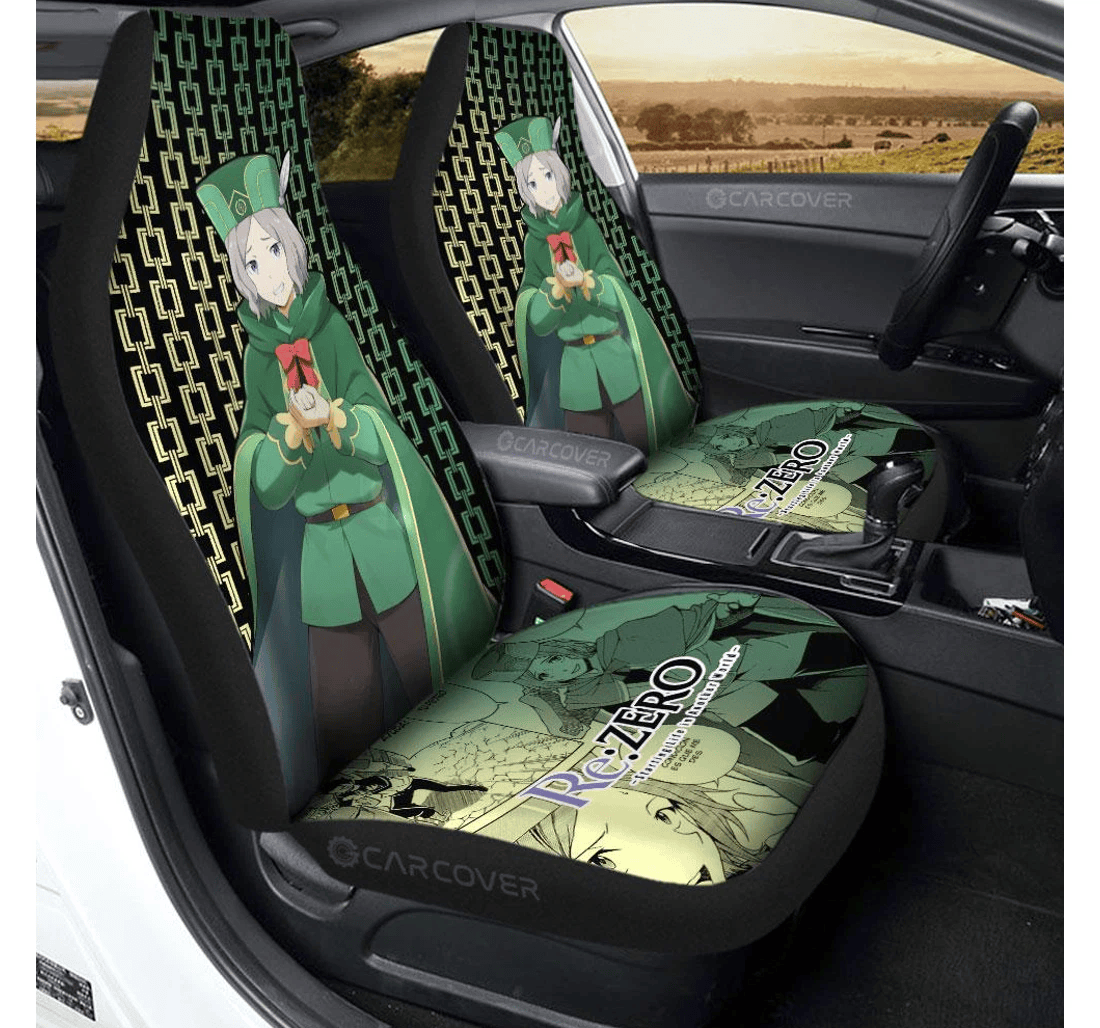 Personalized Otto Suwen Custom Anime Re Zero Universal Front Car Seat Cover