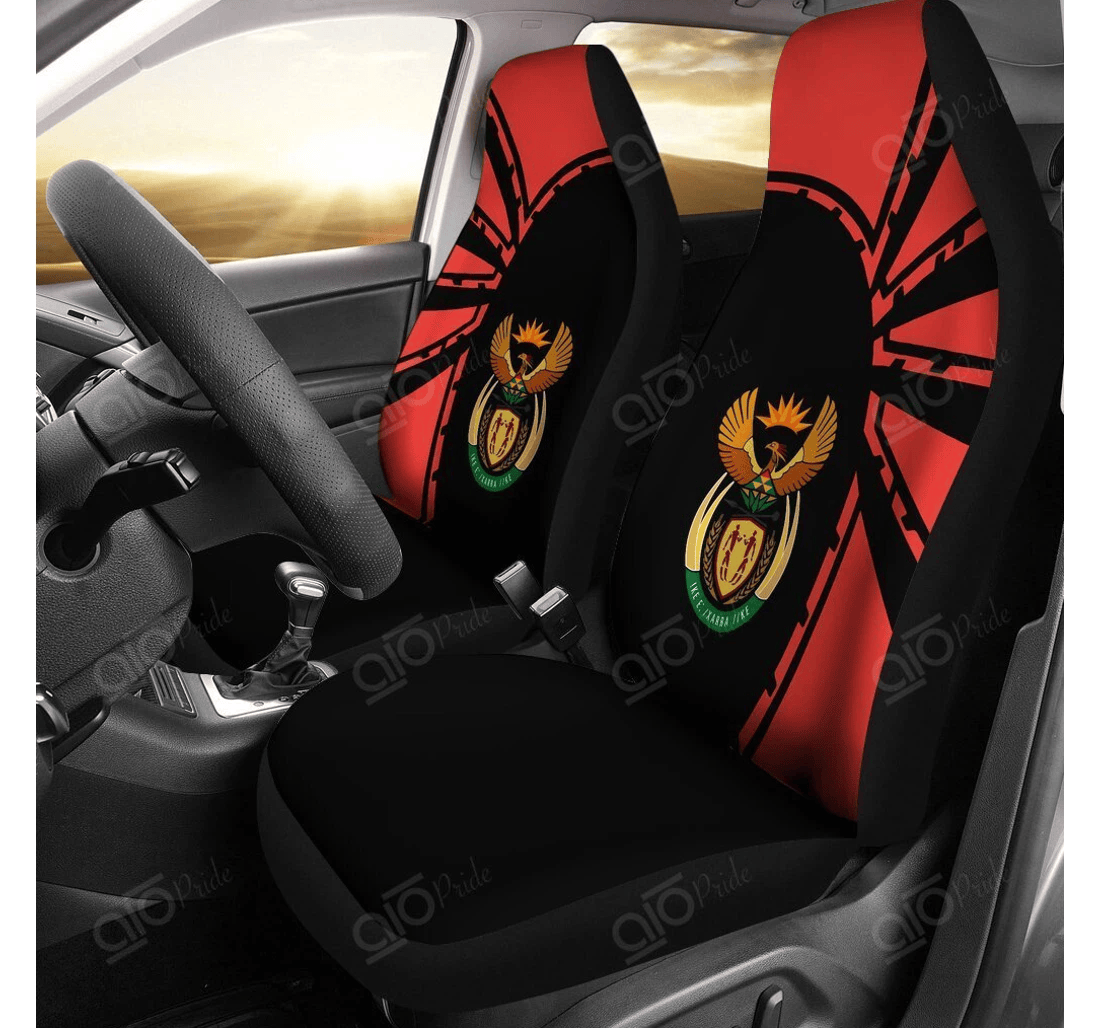 Personalized Aio Pride South Africa Premium Style Universal Front Car Seat Cover