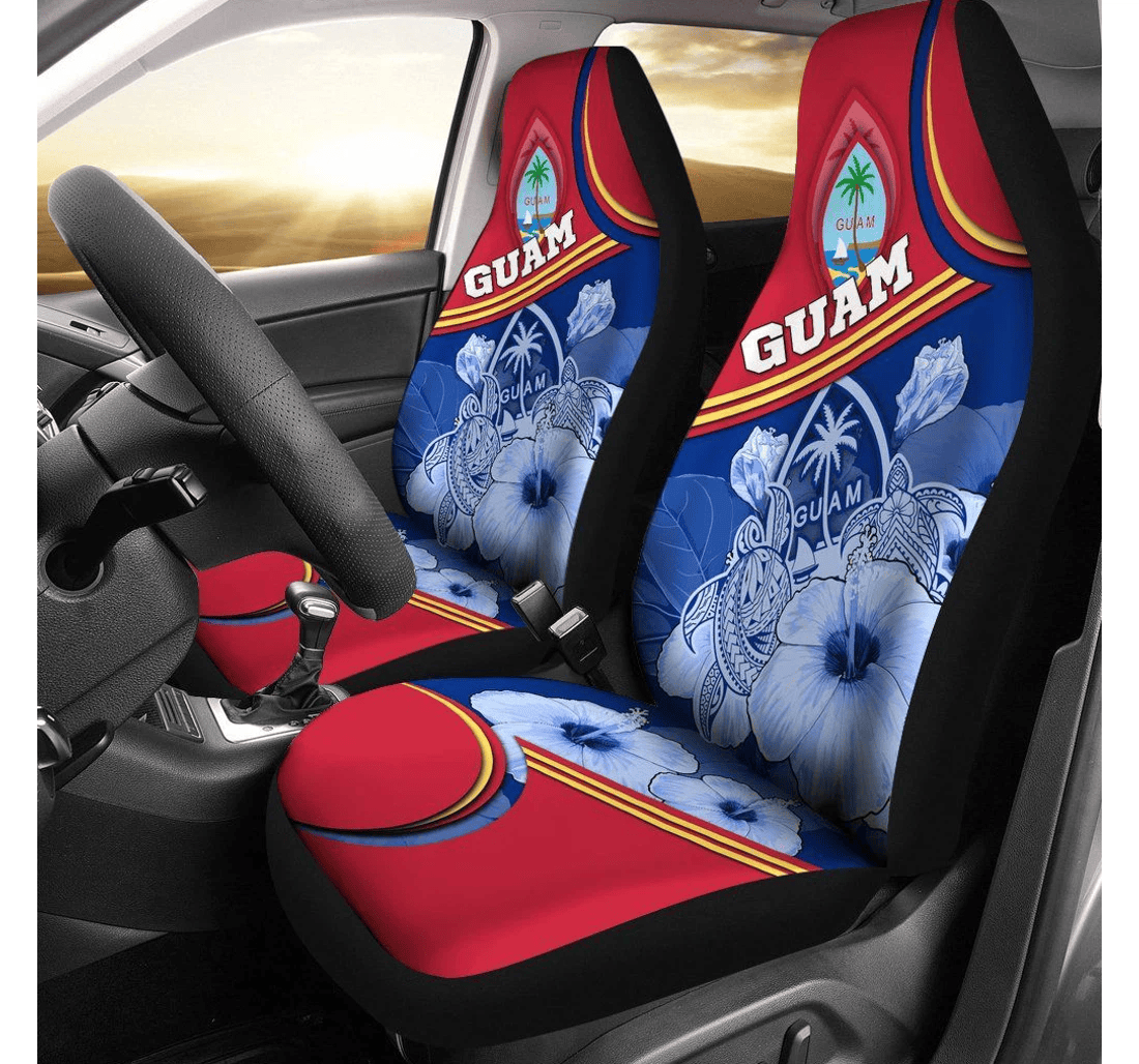 Guam Polynesian Land Of The Chamorros Bn15 Universal Front Car Seat Cover