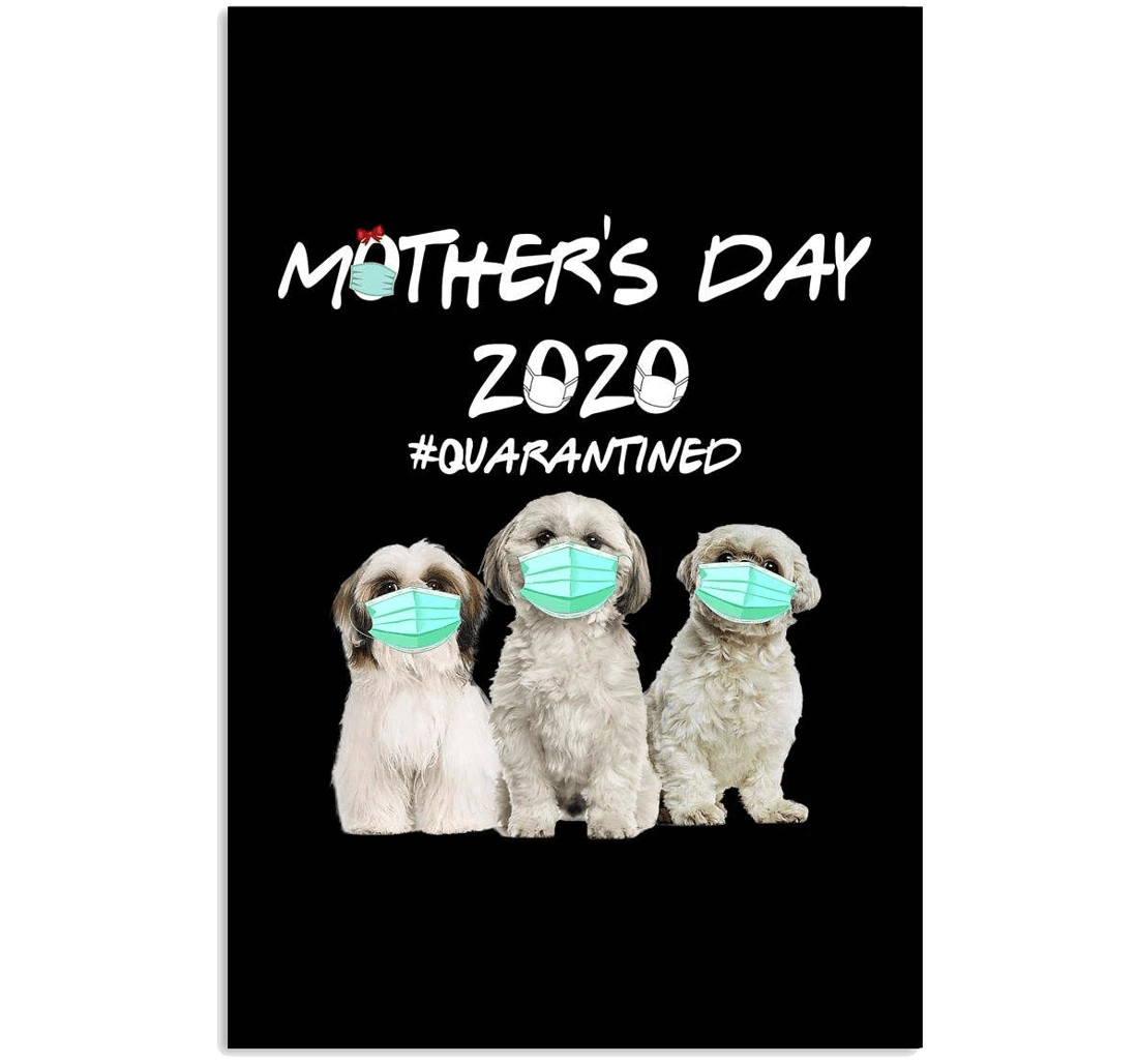 Poster, Canvas - Shih Tzu Mothers Day This Year Print Framed Wall Art