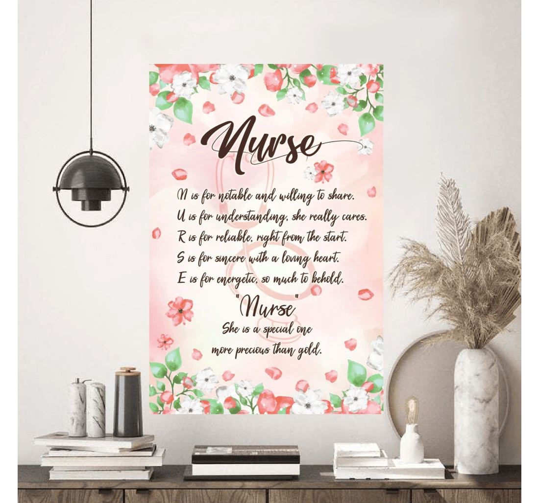 Poster, Canvas - She Is A Special One More Precious Than Gold Print Framed Wall Art