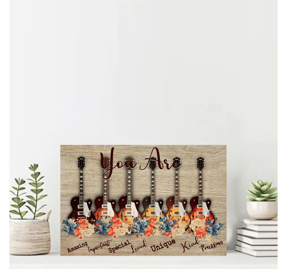 Poster, Canvas - You Are Amazing Special Unique Precious Print Framed Wall Art