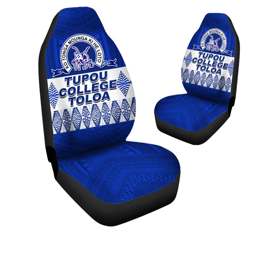 Tupou College Toloa Version Special Universal Front Car Seat Cover