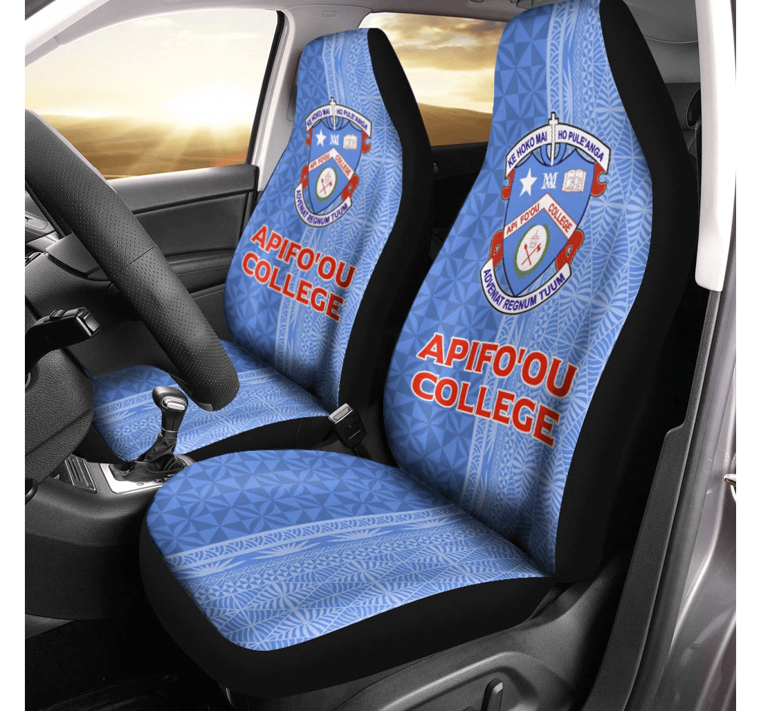 Tonga Apifo'ou College Tongan Tribal Universal Front Car Seat Cover