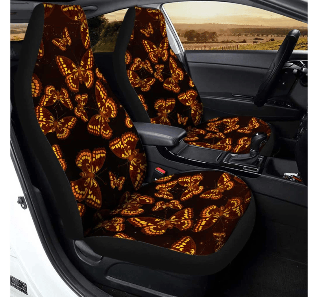 Painted Lady Butterfly Custom Insect Accessories Universal Front Car Seat Cover