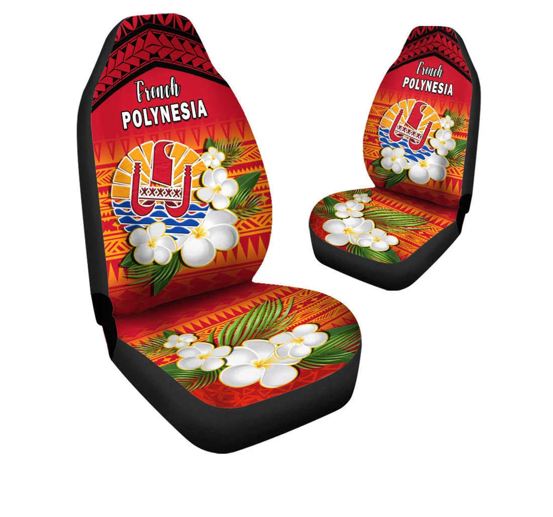 French Polynesia Happy Internal Autonomy Day Special Version Universal Front Car Seat Cover