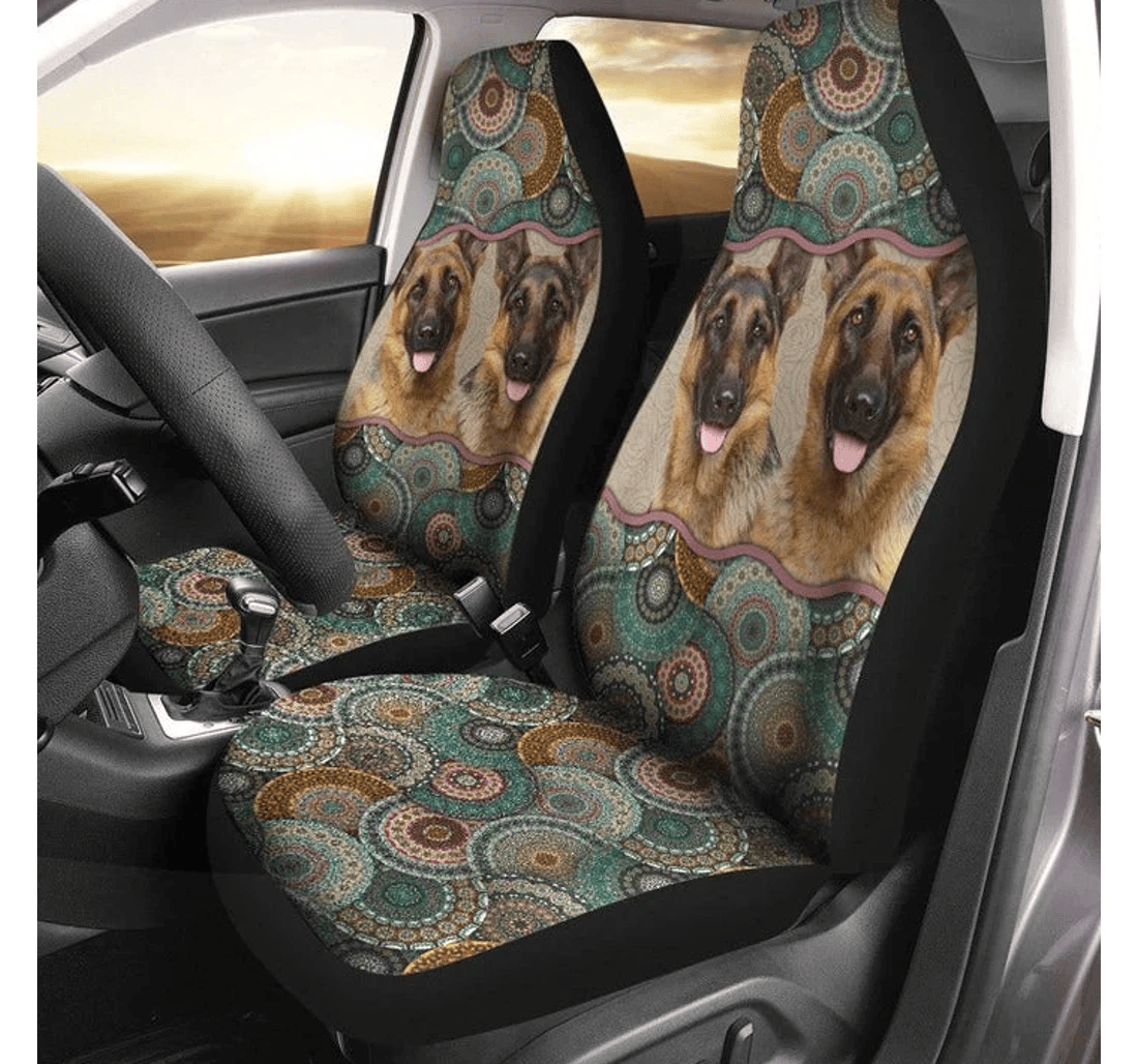 Cover For German Shepherd Lover Universal Front Car Seat Cover