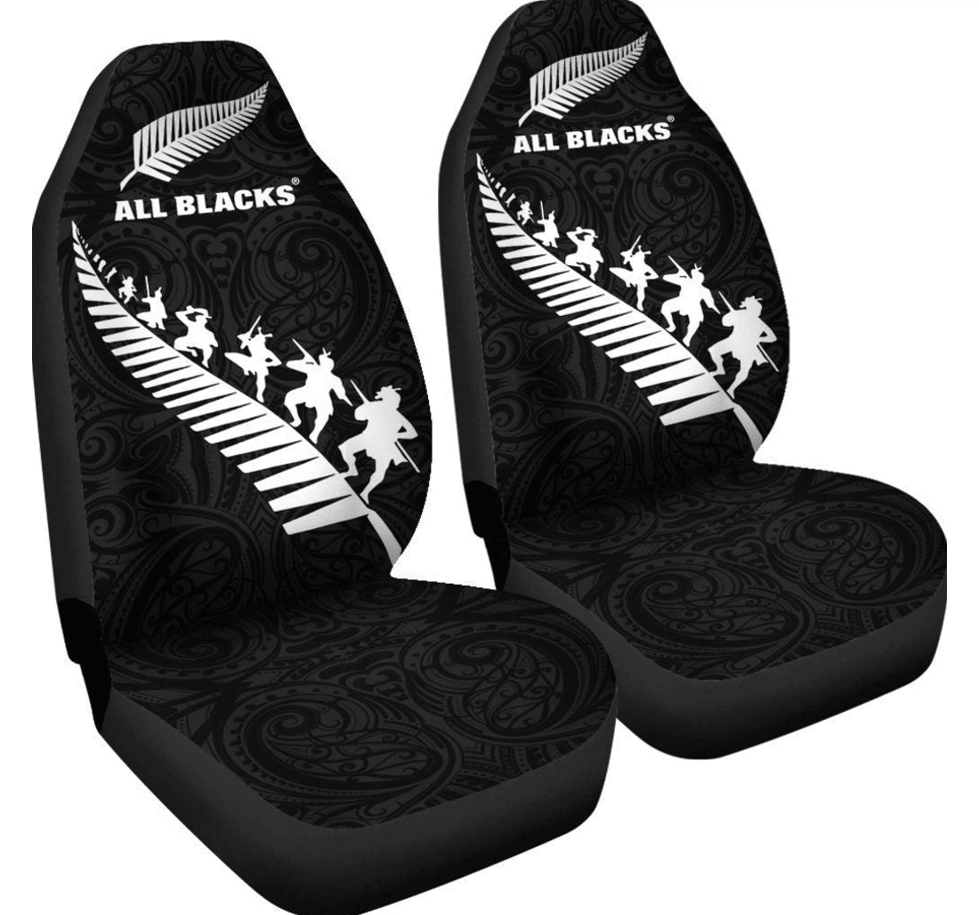 New Zealand Maori Haka Fern Universal Front Car Seat Cover