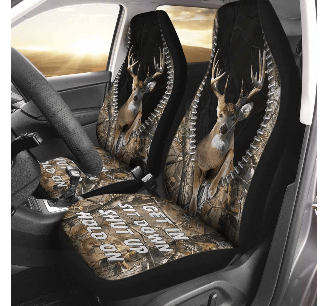 Cover For Hunter 3d All Over Printed Hunting Carseat Universal Front Car Seat Cover