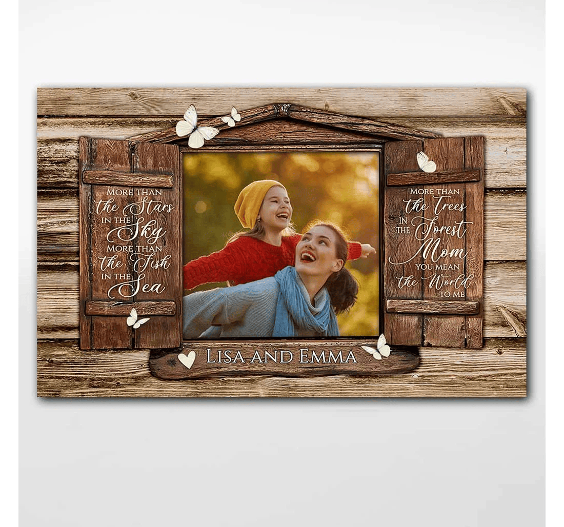 Poster, Canvas - You've Been A Blessing Personalized Mother's Day Print Framed Wall Art