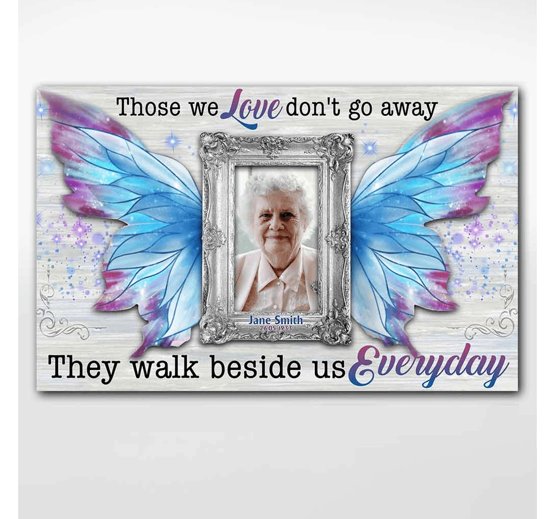 Poster, Canvas - Heaven In Our Personalized Mother's Day Memorial Print Framed Wall Art