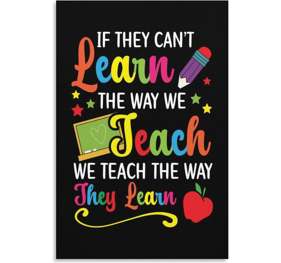 Poster, Canvas - Special Education Fun School Print Framed Wall Art